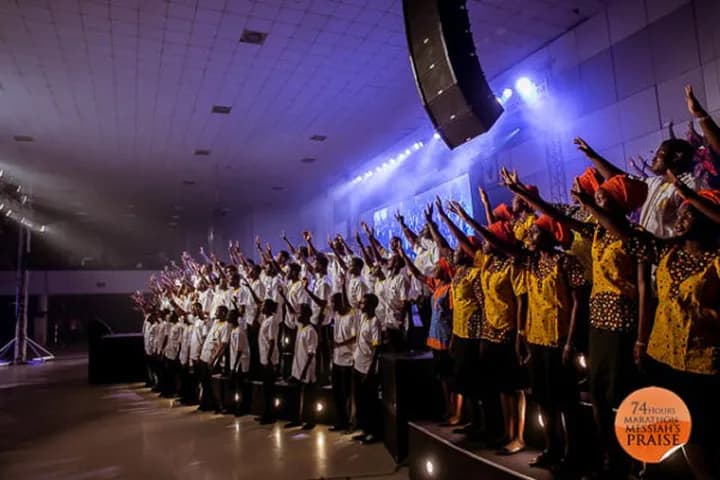 Volunteers serving at Marathon Messiah’s Praise
